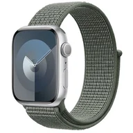 Akcesoria do smartwatchy - Crong Nylon - Pasek sportowy do Apple Watch 38/40/41/42 mm (Military Green) - miniaturka - grafika 1