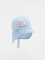 Czapki damskie - Reserved - Czapka z osłoną karku - jasnoniebieski - miniaturka - grafika 1