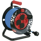 Przedłużacze i rozgałęźniki - Przedłużacz na bębnie EMOS 4x zásuvka, 25m - miniaturka - grafika 1