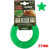 Akcesoria do kos i kosiarek - ŻYŁKA TNĄCA DO KOS I PODKASZAREK 2,7 MM 15 MB VERKE V90133 GWIAZDKA - miniaturka - grafika 1