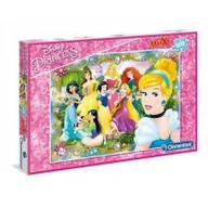 Puzzle - Clementoni Puzzle 100el Maxi Princess 07534 - miniaturka - grafika 1