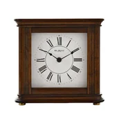 Zegary - ZEGAR STOJĄCY z drewnianą brązową ramą klasyczny - miniaturka - grafika 1