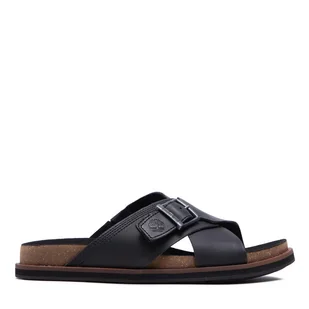 Klapki Timberland Amalfi Vibes Cross Slide TB0A2B65015 Czarny - Klapki i japonki męskie - miniaturka - grafika 1