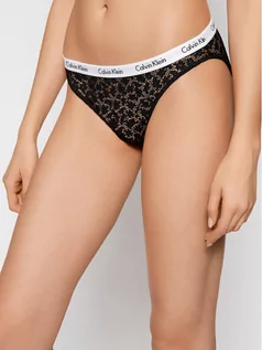 Majtki damskie - Calvin Klein Underwear Figi klasyczne 000QD3860E Czarny - grafika 1