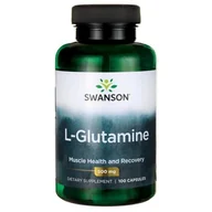 Stawy, mięśnie, kości - SWANSON L-Glutamine 500 mg 100 kaps - miniaturka - grafika 1