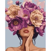 Malowanie po numerach - Ideyka Malowanie po numerach - Melodia kwiatów 40x50cm - miniaturka - grafika 1