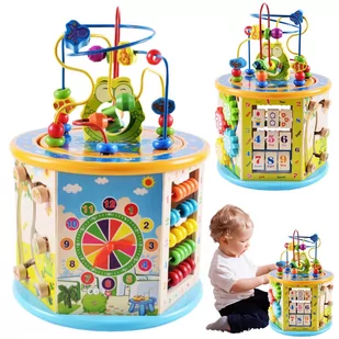 Sorter Klocki Układanka Drewniana Dla Dziecka Interaktywna Kreatywna 12M+ - Zabawki interaktywne dla dzieci Sorter Klocki Układanka Drewniana Dla Dziecka Interaktywna Kreatywna 12M+ - Zabawki interaktywne dla dzieci - miniaturka - grafika 1