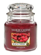 Świece - Yankee Candle Świeca zapachowa "Black Cherry" - 411 g - miniaturka - grafika 1