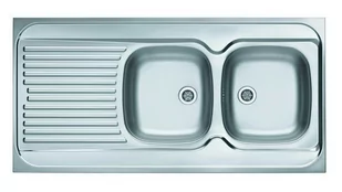 Alveus CLASSIC 100 120x60 stal LEN 1008991 - Zlewozmywaki - miniaturka - grafika 1