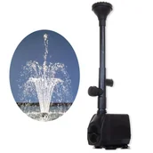 Pompy wodne - Hsbao FHSB-950B - pompa fontannowa z dyszą 2000l/h HSBAO FHSB-950B + DYSZA - miniaturka - grafika 1