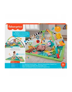 Fisher-Price Mata edukacyjna 3w1 Las tropikalny HJW08 MATTEL - Maty edukacyjne - miniaturka - grafika 1