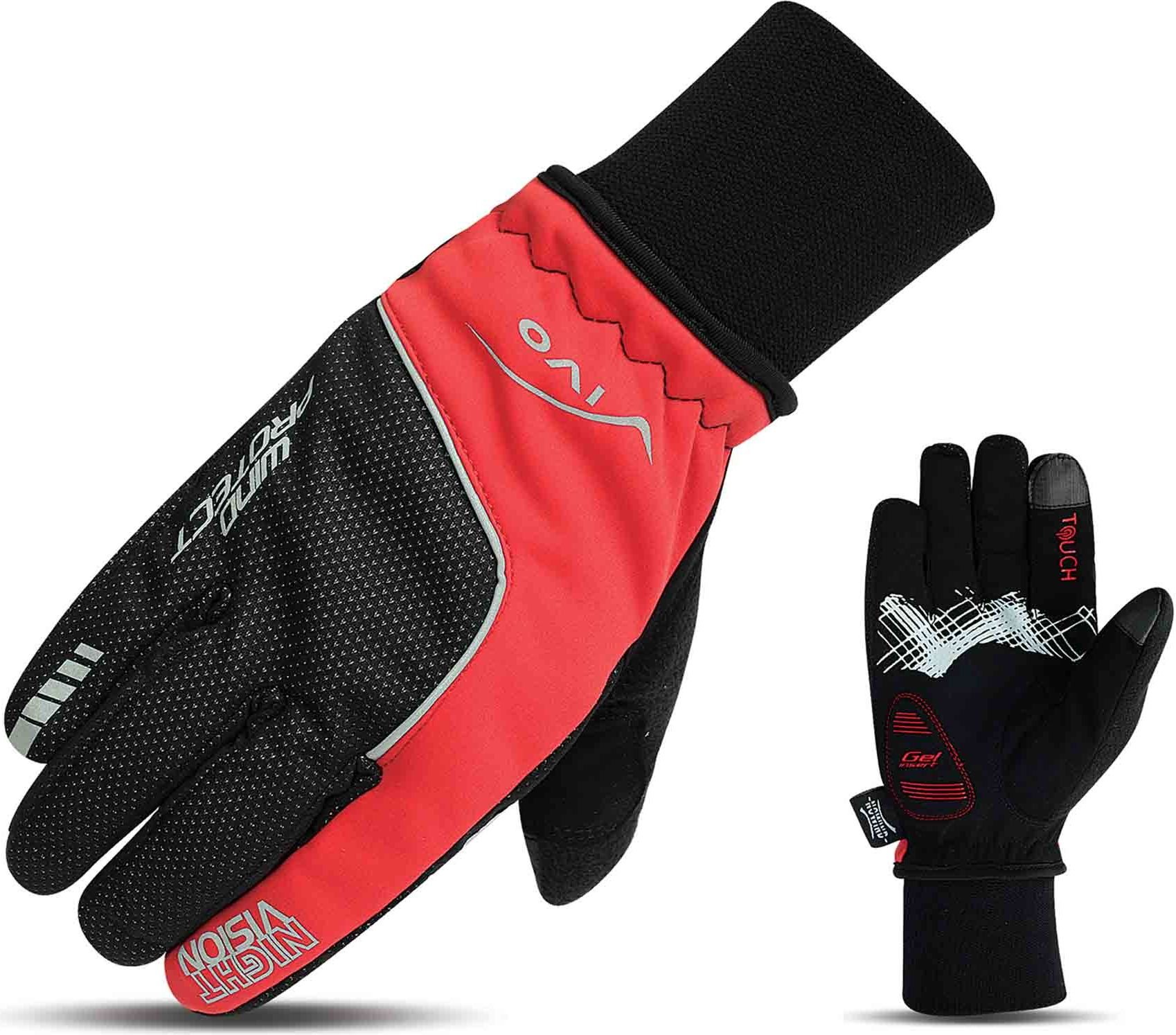 Vivo Rękawiczki rowerowe SB-02-1545B czarne-czerwone r. L 4962592