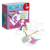 Zabawki kreatywne - Alexander Szablony Do Rysowania Dla Dziewczynek Kreatywna Zabawka Edukacyjna - miniaturka - grafika 1