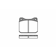 Klocki hamulcowe - Klocki hamulcowe - komplet REMSA 0010.10 - miniaturka - grafika 1