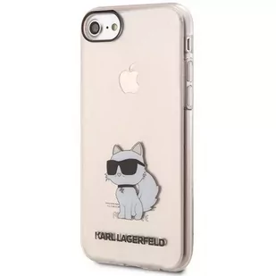 Etui na telefon Karl Lagerfeld do iPhone 7/8/SE 2020/2022 óżowy/pink hardcase Ikonik Choupette - Etui i futerały do telefonów - miniaturka - grafika 2