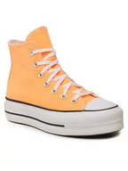 Trampki damskie - Converse Trampki Ctas Lift Hi A03052C Pomarańczowy - miniaturka - grafika 1