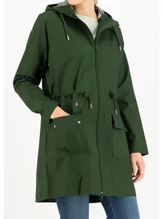 Blutsgeschwister Parka "Eco Friese" w kolorze ciemnozielonym - Kurtki damskie - miniaturka - grafika 1