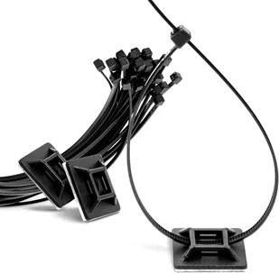 Uchwyt samoprzylepny z opaską do Girland 10 szt. - Lampy ogrodowe - miniaturka - grafika 1