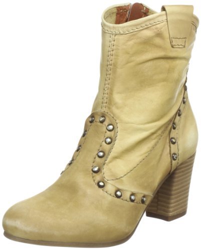 Virus Moda 960798 Damskie kozaki, beżowy, taupe 8, 37 EU