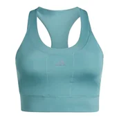 Biustonosze - adidas Damski biustonosz do biegania z kieszonką M C-D - miniaturka - grafika 1