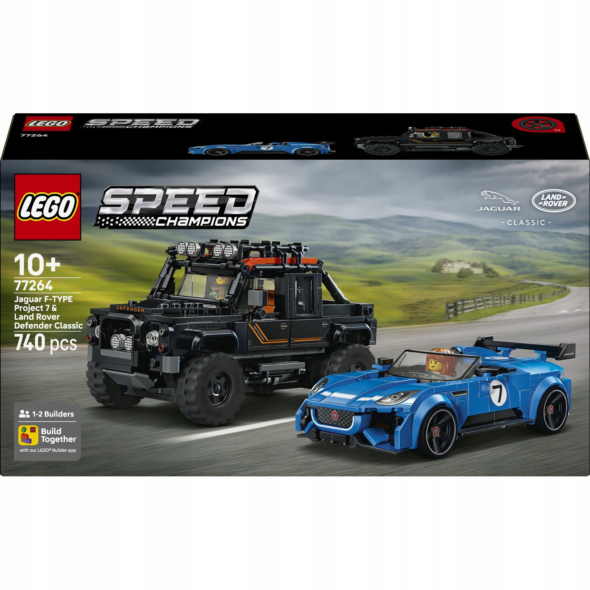 LEGO 77264 Speed Champions Jaguar Project 7 i Land Rover Defender