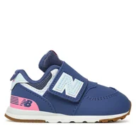 Buty dla dziewczynek - Sneakersy New Balance NW574NJ Granatowy - miniaturka - grafika 1