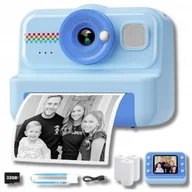 Aparaty natychmiastowe - Aparat Natychmiastowy Druku Termicznego Dla Dzieci Ala Instaks 32 Gb Niebie - miniaturka - grafika 1