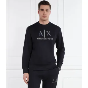 Armani Exchange Bluza | Regular Fit - Bluzy męskie - miniaturka - grafika 1