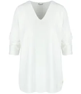 Swetry damskie - Klasyczny ciepły damski sweter serek ROSALIA-S/M - miniaturka - grafika 1