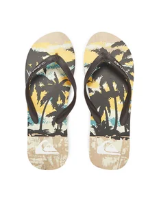Quiksilver Japonki AQYL101430 Czarny - Klapki i japonki męskie - miniaturka - grafika 1