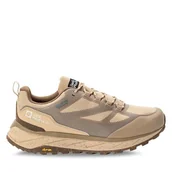 Buty trekkingowe męskie - Trekkingi Jack Wolfskin Terraventure Texapore Low M 4051621 Beżowy - miniaturka - grafika 1
