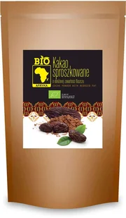BIO KONTYNENTY (EUROPA, AZJA, AM #KAKAO SPROSZKOWANE O OBNIŻONEJ ZAWARTOŚCI TŁUSZCZU BIO 200 g - BIO AFRYKA - Kakao i czekolada - miniaturka - grafika 1
