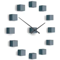 Zegary - Future Time FT3000GY Cubic grey Designowe zegar samoprzylepny, śr. 50 cm - miniaturka - grafika 1
