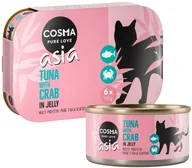 Mokra karma dla kotów - Cosma Asia w galarecie, 6 x 170 g - Kurczak z wątróbką kurzą - miniaturka - grafika 1