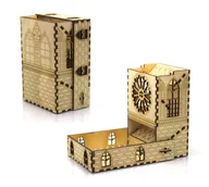 Akcesoria do gier planszowych - Dice Tower Wampira Wieża Do Kości Drewniana 15 cm - miniaturka - grafika 1