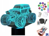 Lampy pozostałe - Lampka na biurko Monster Truck 16kol. LED PLEXIDO - miniaturka - grafika 1