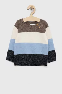 Swetry dla chłopców - Name it sweter niemowlęcy kolor niebieski lekki - Name It - grafika 1