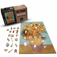 Puzzle - Puzzle drewniane SŁONECZNIKI Vincent van Gogh 700 el wyjątkowe kształty XXL - miniaturka - grafika 1