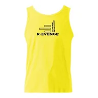 Koszulki sportowe damskie - Koszulka bez rękawów Unisex Fitness, fluorescencyjny żółty - miniaturka - grafika 1