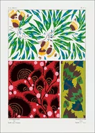 Plakaty - Vintage floral patterns, Art Nouveau, E. A. Séguy -  plakat Wymiar do wyboru: 21x29,7 cm - miniaturka - grafika 1