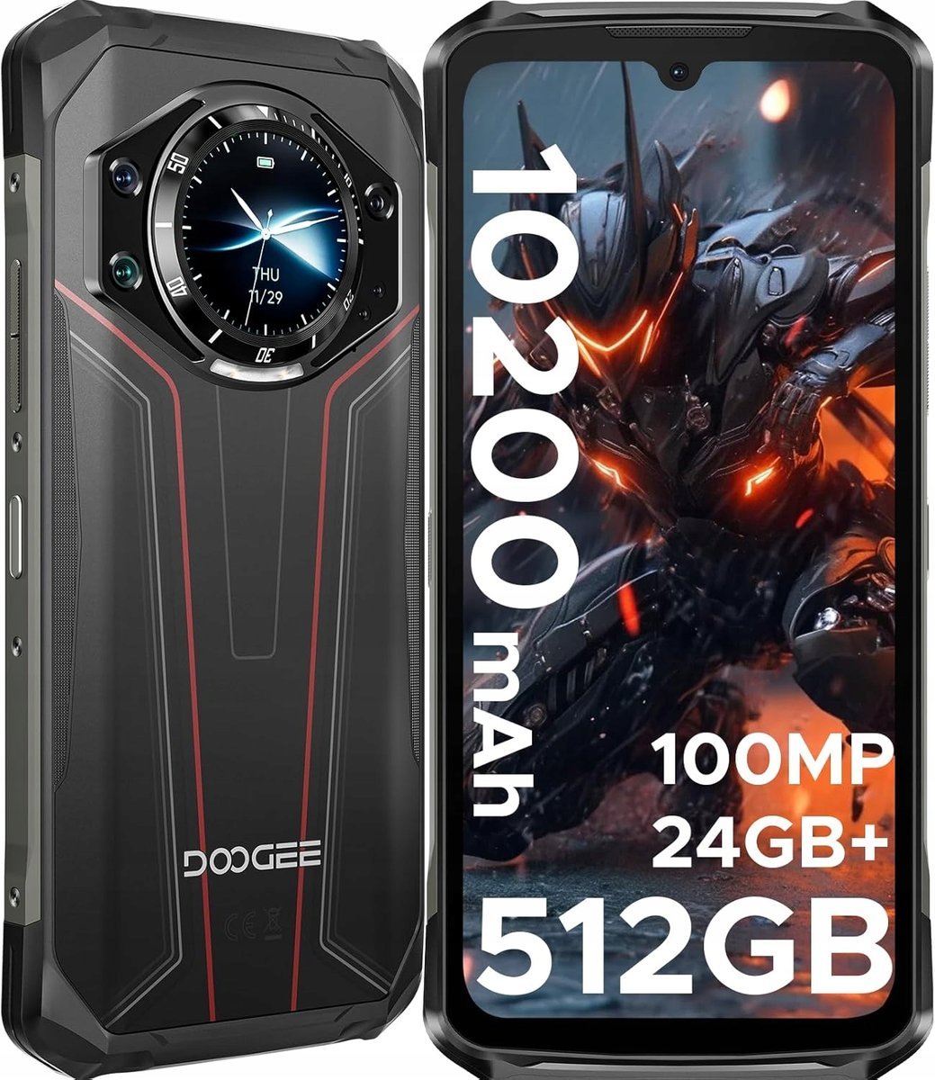 Doogee S118 24/512GB Czerwony