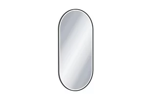 Corido Lustro LED 100x50cm Owalne Czarne - Grzejniki łazienkowe - miniaturka - grafika 1