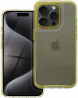 Etui i futerały do telefonów - Etui na telefon komórkowy MATRIX CLEAR pasuje do IPHONE 13 Pro żółty - miniaturka - grafika 1