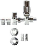 Zawory i kraniki - Varioterm Zawór termostatyczny ROYAL kątowy All in One - chrom miedziana - CU 15 mm AROGS0202CFK(Cu) - miniaturka - grafika 1