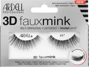 Ardell 3D Faux Mink Lashes Black 857 - Sztuczne rzęsy i akcesoria - miniaturka - grafika 3