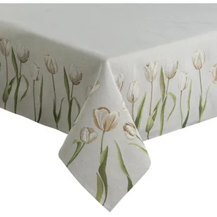 Obrus EUROFIRANY Cho 4041 140 x 180 cm Popielaty - Obrusy i serwetki - miniaturka - grafika 1