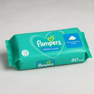 Pampers Fresh Clean chusteczki nawilżane 1x80 szt - Chusteczki nawilżane - miniaturka - grafika 1