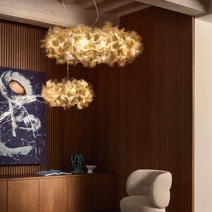 Slamp Clizia Mama Non Mama wisząca Ø78cm złota - Lampy sufitowe - miniaturka - grafika 2