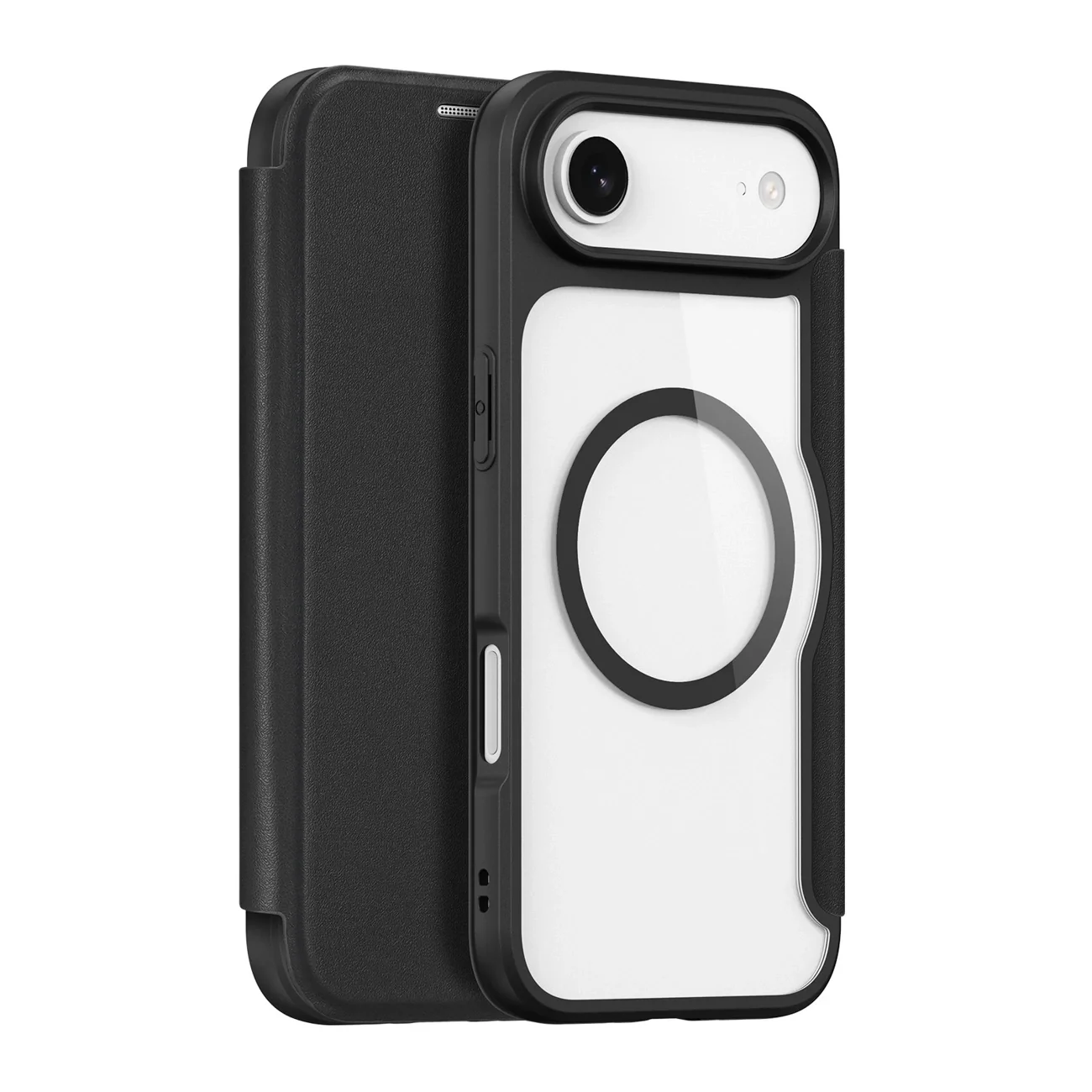 Etui Dux Ducis Skin X Pro na iPhone 17 Air z portfelem, kompatybilne z MagSafe - czarne