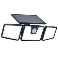 Lampy ogrodowe - Naświetlacz solarny BRITI 6922401330 LED 6W 5000K czujnik ruchu IP44 czarny - miniaturka - grafika 1